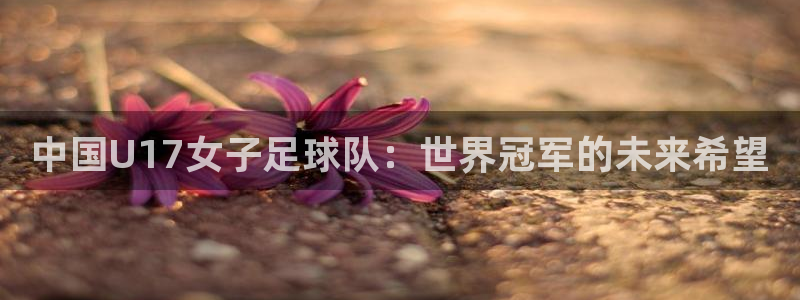 世界杯对阵表：中国U17女子足球队：世界冠军的未来希望